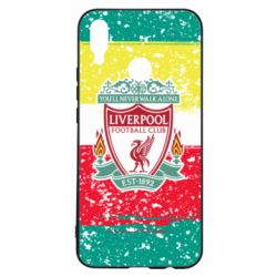 Чехол для Huawei P Smart Plus 2018 Liverpool and logo colors