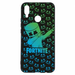 Чехол для Huawei P Smart Plus 2018 Marshmello Fortnite Dab Neon - PrintSalon