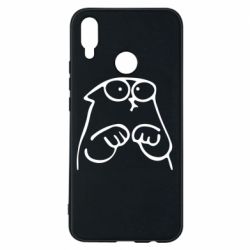 Чехол для Huawei P Smart Plus 2018 Милый Кот Саймона