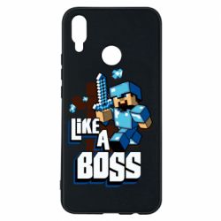 Чехол для Huawei P Smart Plus 2018 Minecraft Like a Boss - PrintSalon
