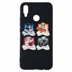 Чехол для Huawei P Smart Plus 2018 Naruto team 7 in action - PrintSalon