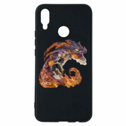 Чехол для Huawei P Smart Plus 2018 Natsu with a dragon - PrintSalon