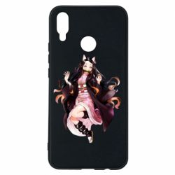 Чохол для Huawei P Smart Plus 2018 Nezuko cat - PrintSalon