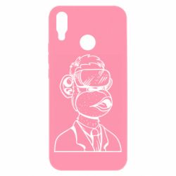 Чехол для Huawei P Smart Plus 2018 Обезьяна в виртуальных очках