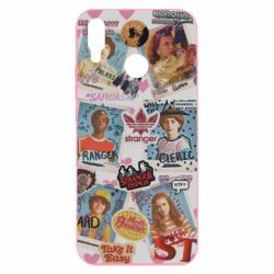 Чехол для Huawei P Smart Plus 2018 Очень странные дела. Стикеры - PrintSalon