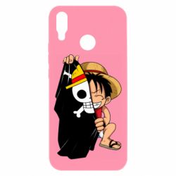 Чехол для Huawei P Smart Plus 2018 One piece chibi Luffy - PrintSalon