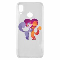 Чохол для Huawei P Smart Plus 2018 Парочка. Котики - PrintSalon