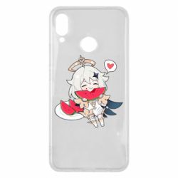 Чохол для Huawei P Smart Plus 2018 Паймон з кавуном - PrintSalon