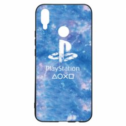 Чохол для Huawei P Smart Plus 2018 Playstation on tai dai background - PrintSalon