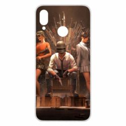 Чехол для Huawei P Smart Plus 2018 Pubg on the throne - PrintSalon