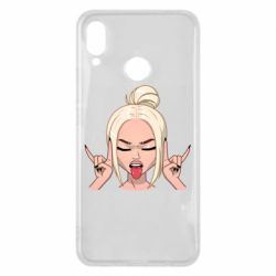 Чехол для Huawei P Smart Plus 2018 Punk Girl - PrintSalon