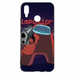 Чохол для Huawei P Smart Plus 2018 Red With A Gun - PrintSalon