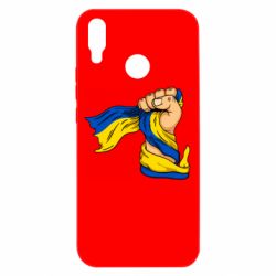 Чехол для Huawei P Smart Plus 2018 Рука с украинским флагом - PrintSalon