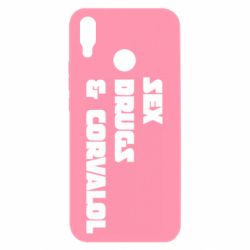 Чехол для Huawei P Smart Plus 2018 Sex Drugs s Corvalol - PrintSalon