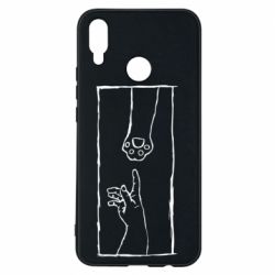 Чехол для Huawei P Smart Plus 2018 Сreation meow - PrintSalon