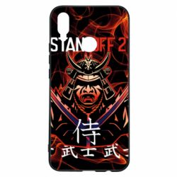 Чехол для Huawei P Smart Plus 2018 Standoff Samurai And Fire