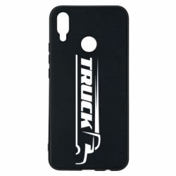 Чехол для Huawei P Smart Plus 2018 Truck simple art - PrintSalon