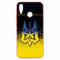 Чохол для Huawei P Smart Plus 2018 Ukraine, yellow blue - PrintSalon