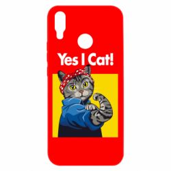Чехол для Huawei P Smart Plus 2018 Yes I Cat - PrintSalon