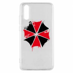 Чохол для Huawei P20 Амбрела арт бризки