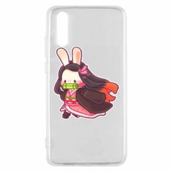 Чехол для Huawei P20 Chibi Bunny Kamado Nezuko - PrintSalon