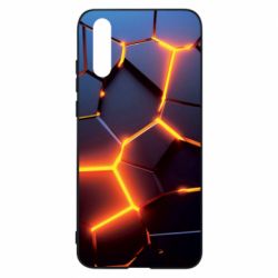 Чохол для Huawei P20 Cracked Blocks - PrintSalon