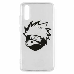 Чохол для Huawei P20 Cute face Kakashi-PrintSalon Чохол для Huawei P20 Cute face Kakashi
