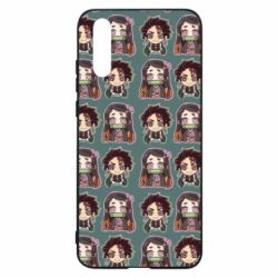 Чехол для Huawei P20 Cute Tanjiro with Nezuko - PrintSalon