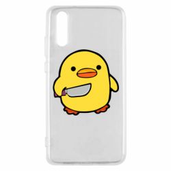 Чохол для Huawei P20 Duckling With A Knife - PrintSalon