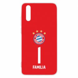 Чехол для Huawei P20 FC Bayern. Твоя фамилия, номер (англ.) - PrintSalon