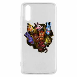 Чохол для Huawei P20 Five Nights At Freddy's monsters-PrintSalon Чохол для Huawei P20 Five Nights At Freddy's monsters