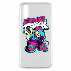 Чехол для Huawei P20 FnF Boy And Logo - PrintSalon