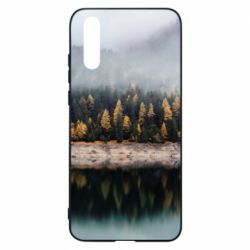 Чехол для Huawei P20 Forest by the lake - PrintSalon