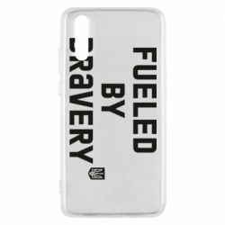 Чехол для Huawei P20 Fueled by bravery - PrintSalon