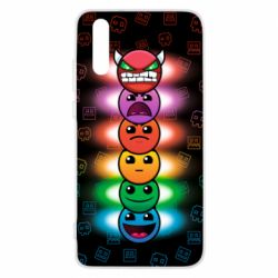 Чохол для Huawei P20 Geometry Dash Levels - PrintSalon