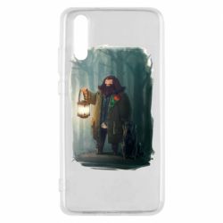 Чехол для Huawei P20 Хагрид в лесу - PrintSalon