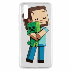 Чохол для Huawei P20 Heroes from Minecraft - PrintSalon