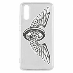 Чехол для Huawei P20 Колесо и крылья - PrintSalon