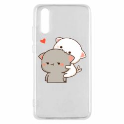 Чехол для Huawei P20 Котики кохання - PrintSalon