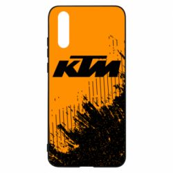 Чехол для Huawei P20 KTM and grunge background - PrintSalon