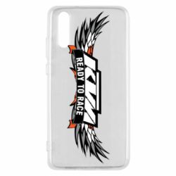 Чехол для Huawei P20 Ktm Ready to Race Wings - PrintSalon