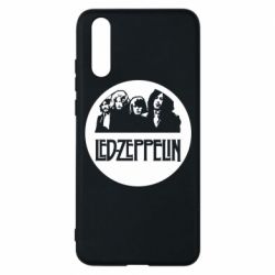 Чехол для Huawei P20 Led Zeppelin in a circle - PrintSalon