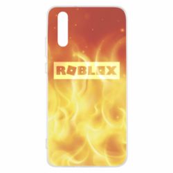 Чохол для Huawei P20 Logo and fire - PrintSalon