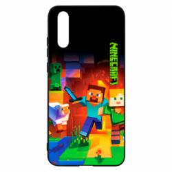 Чехол для Huawei P20 Майнкрафт - PrintSalon
