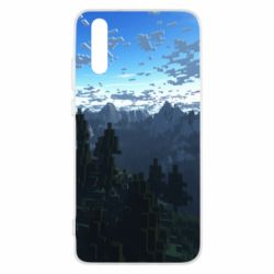 Чехол для Huawei P20 Minecraft nature - PrintSalon