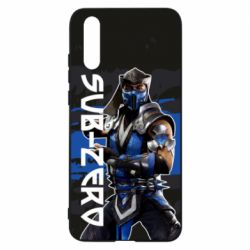 Чехол для Huawei P20 Mortal Kombat  Sub-Zero - PrintSalon