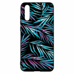 Чохол для Huawei P20 Neon Palm Leaves - PrintSalon