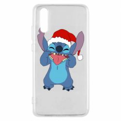 Чехол для Huawei P20 Новогодний Стич - PrintSalon