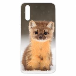 Чехол для Huawei P20 Пушистая куница - PrintSalon