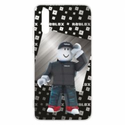 Чохол для Huawei P20 Roblox And Metal Logo - PrintSalon